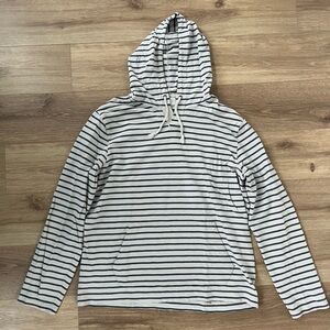 J Crew Striped Hoodie. X-Large.